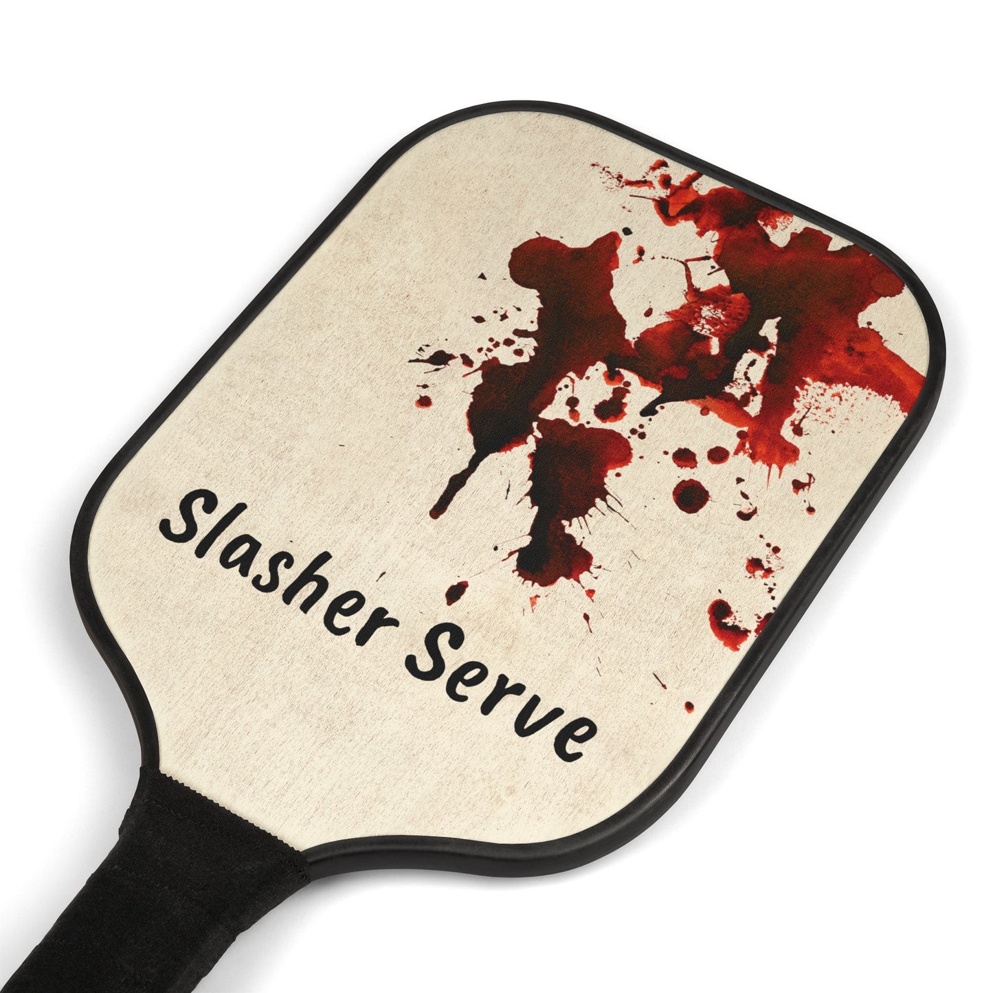 Slasher Serve Pickleball Kit: Bloody Wood Paddles, Balls & Bag