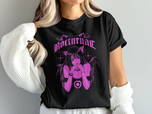 Morturiac Gothic Anime Character Graphic Shirt product