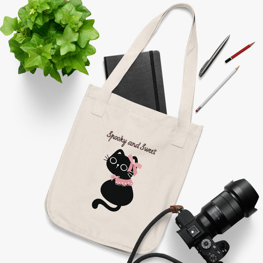 Dark Coquette Organic Canvas Tote Bag