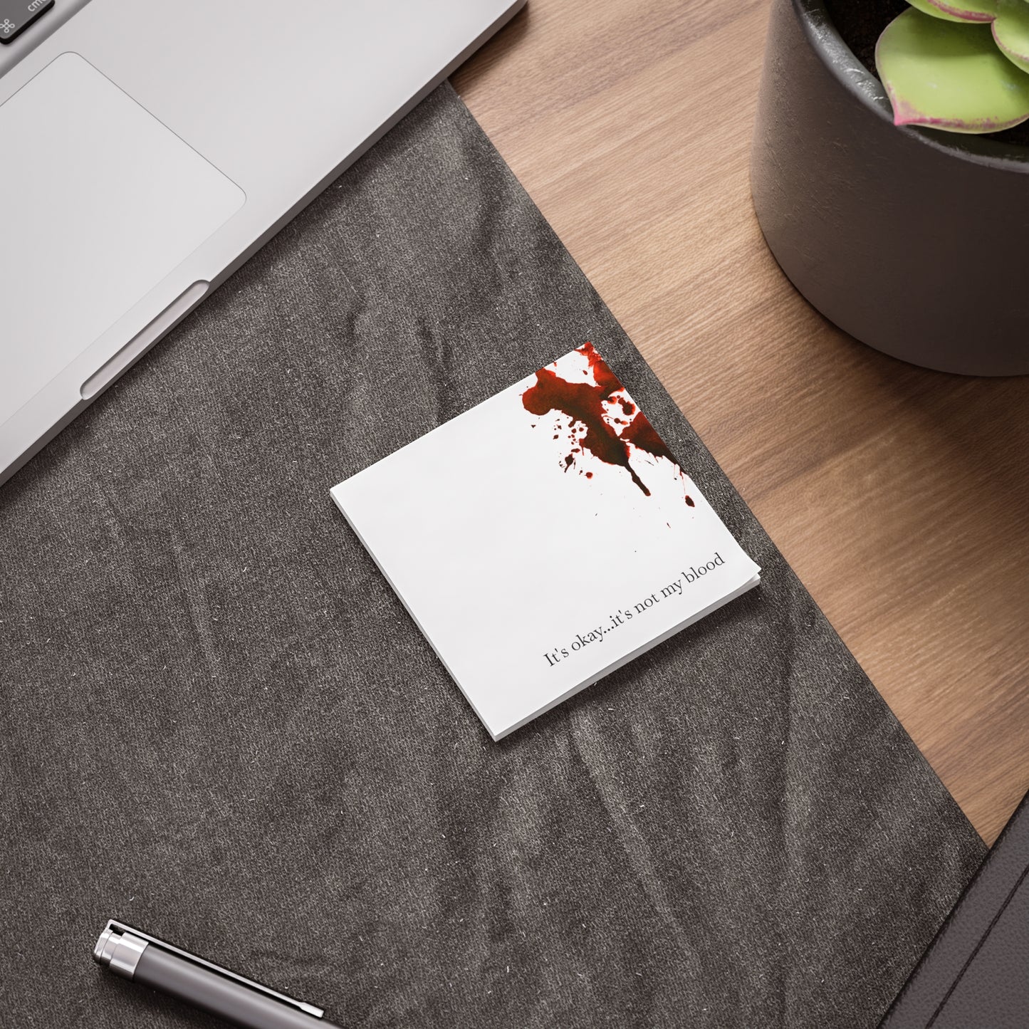 Bloody Crime Scene Note Pads - It's Not My Blood - True Crime Gift